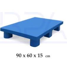 پالت پلاستیکی آبی رنگ 15*60*90